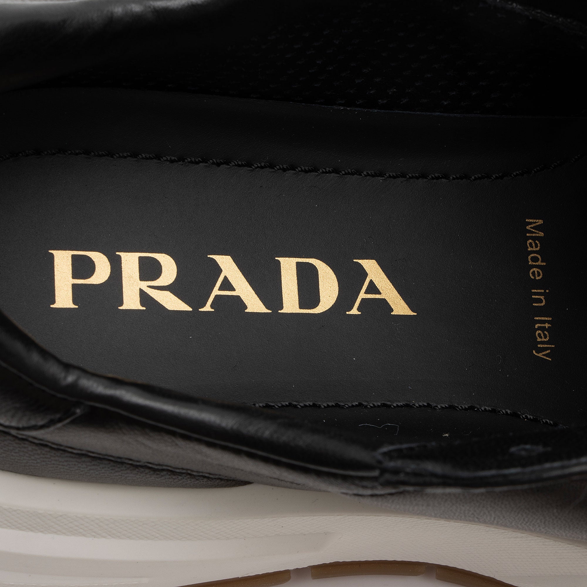 Prada Leather Prax 01 Sneakers - Size 7.5 / 37.5