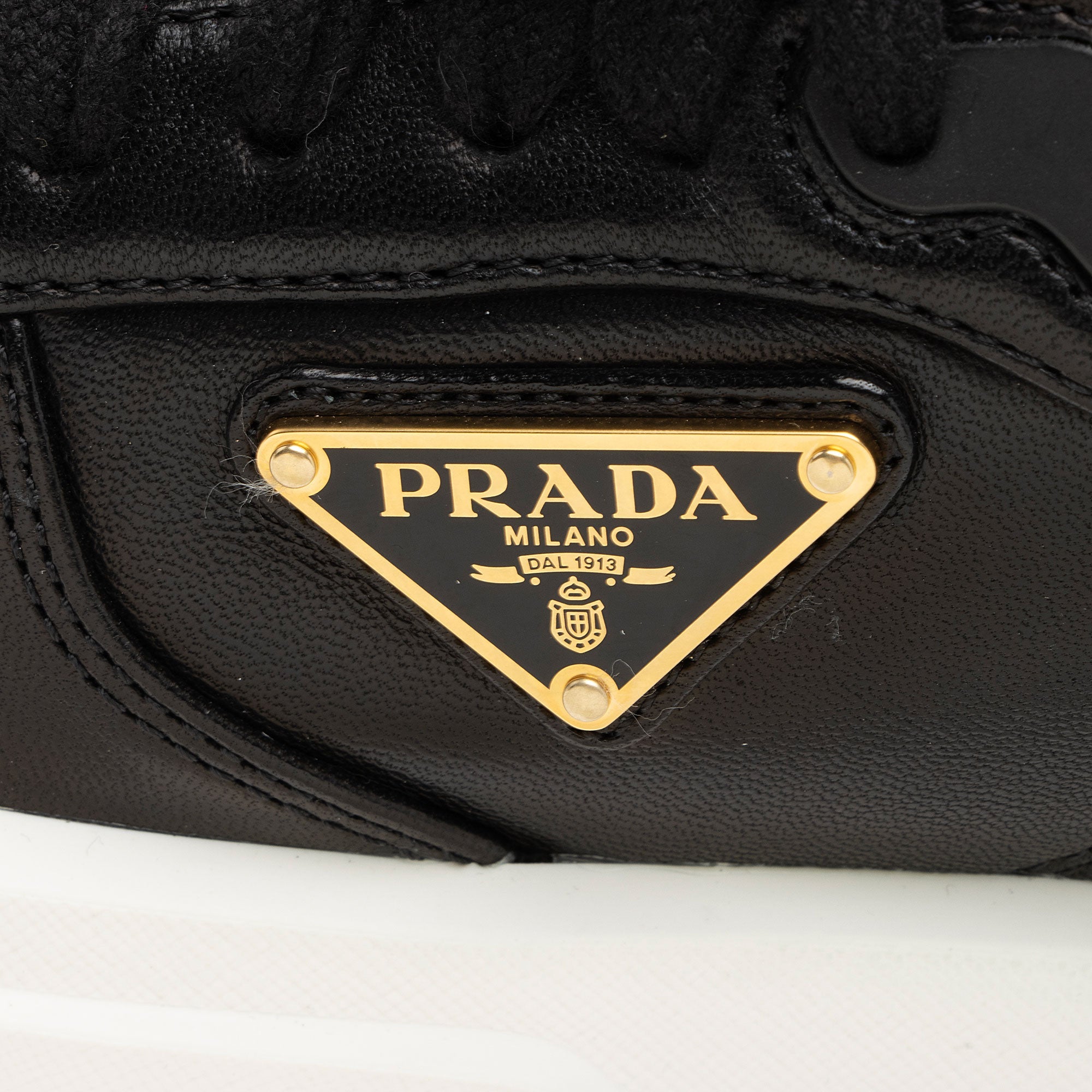 Prada Leather Prax 01 Sneakers - Size 7.5 / 37.5