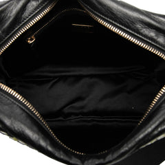 Prada Leather Perspective Cubes Shoulder Bag
