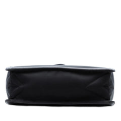 Prada Leather Trimmed Tessuto Tote