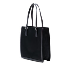 Prada Leather Trimmed Tessuto Tote