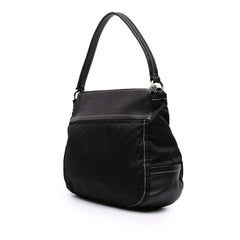 Prada Leather and Tessuto Shoulder Bag