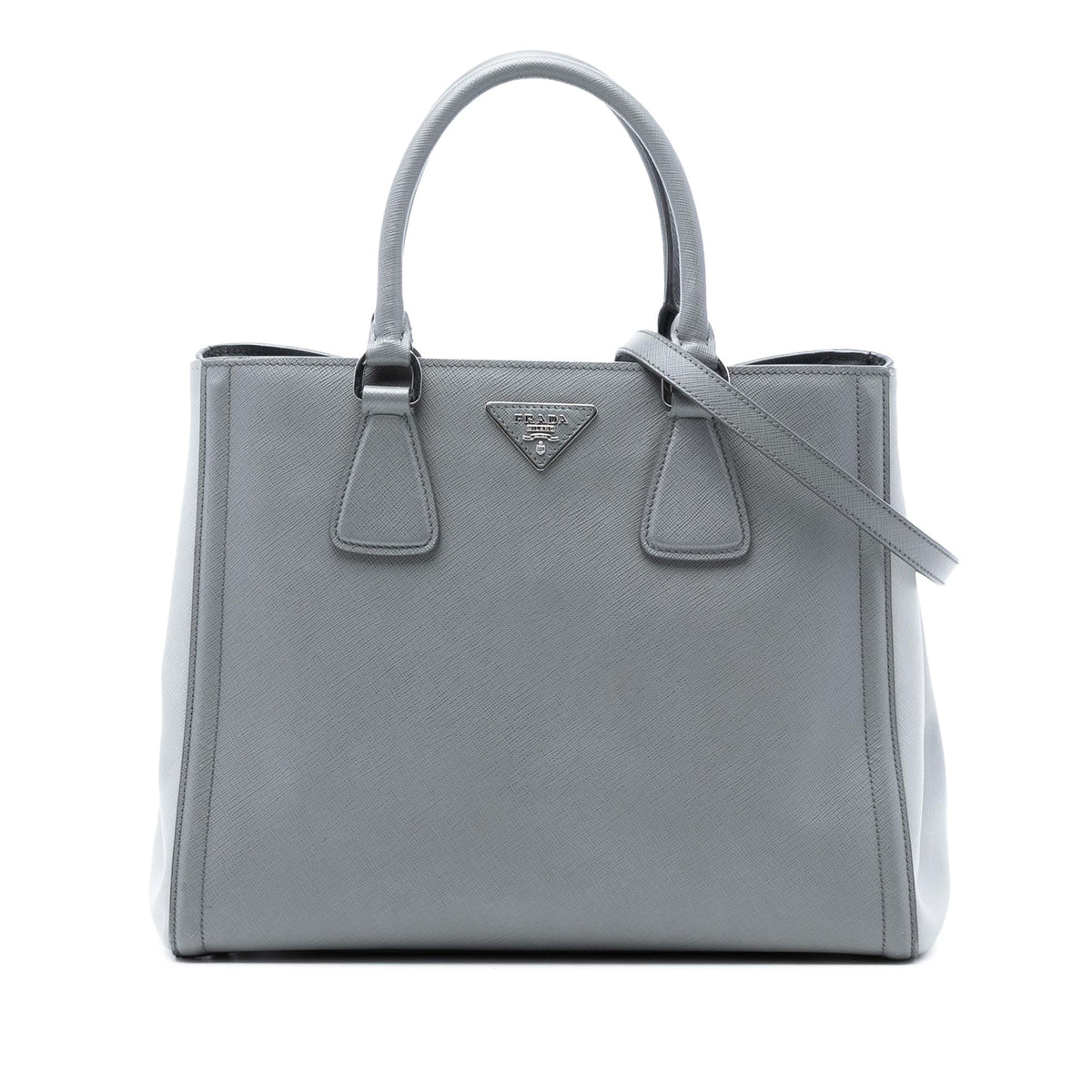 Prada Medium Bicolor Saffiano Lux Galleria Satchel