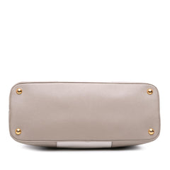 Prada Medium Bicolor Saffiano Lux Promenade Satchel