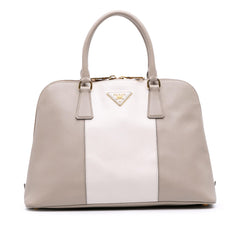 Prada Medium Bicolor Saffiano Lux Promenade Satchel