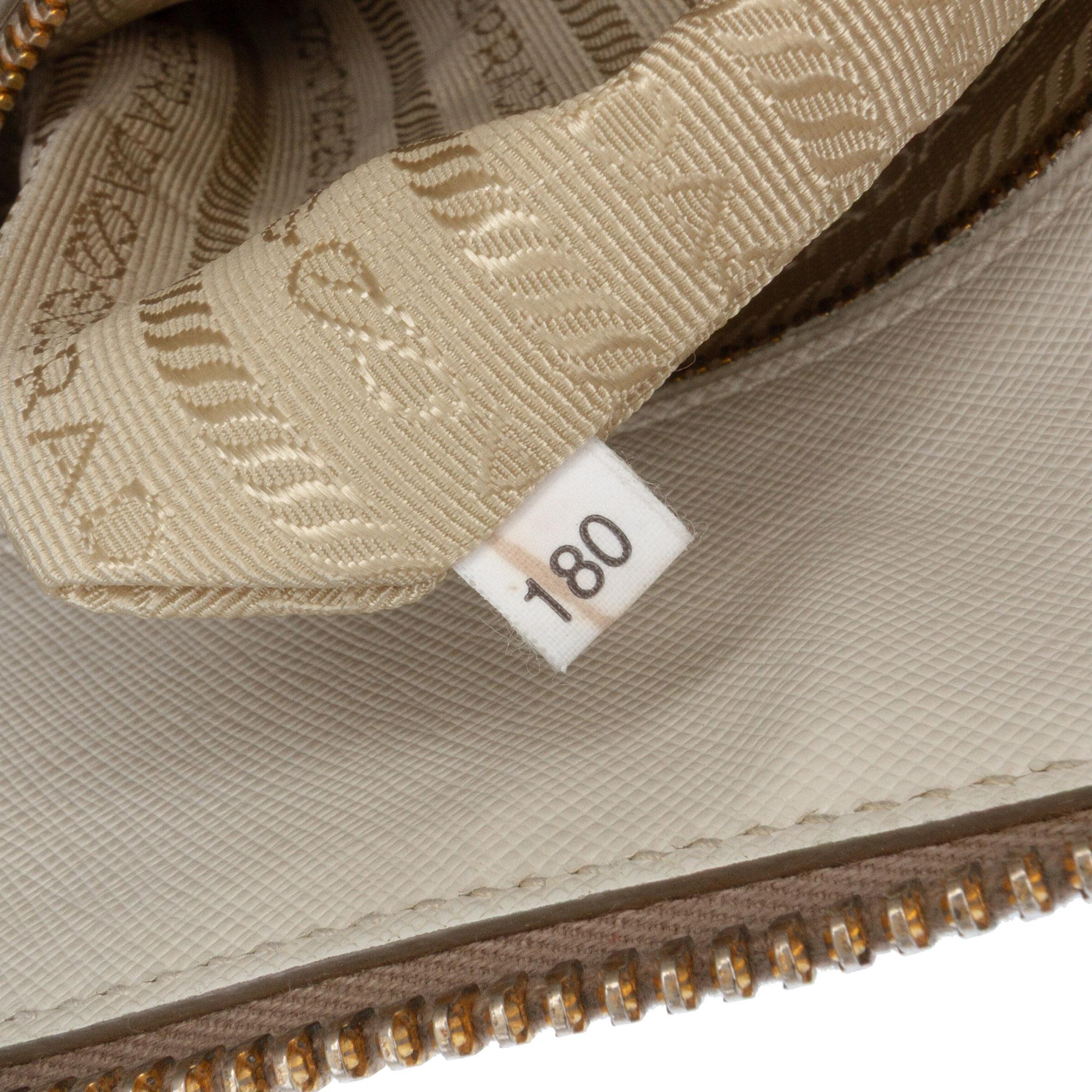 Prada Medium Bicolor Saffiano Lux Promenade Satchel