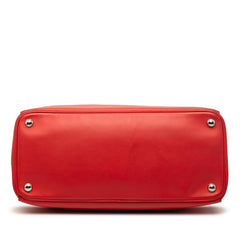 Prada Medium City Calf Galleria Double Zip Satchel
