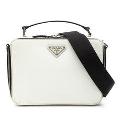 Prada Medium Saffiano Brique Satchel