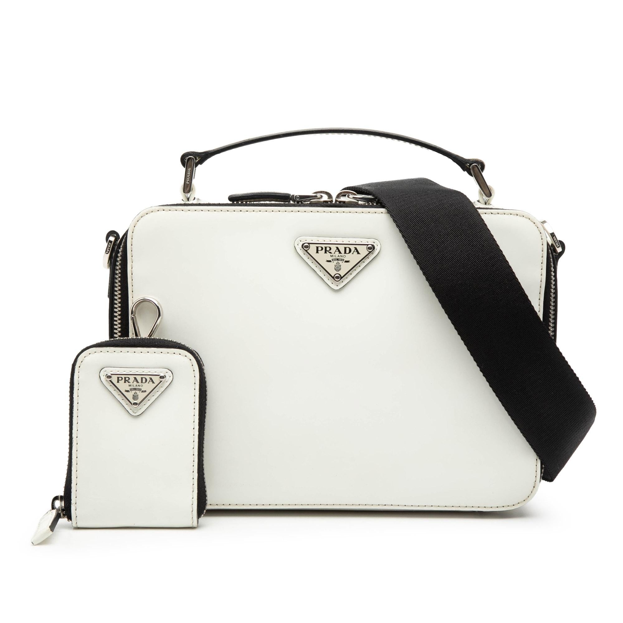 Prada Medium Saffiano Brique Satchel