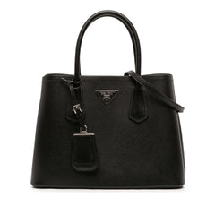 Prada Medium Saffiano Cuir Double Handle Satchel