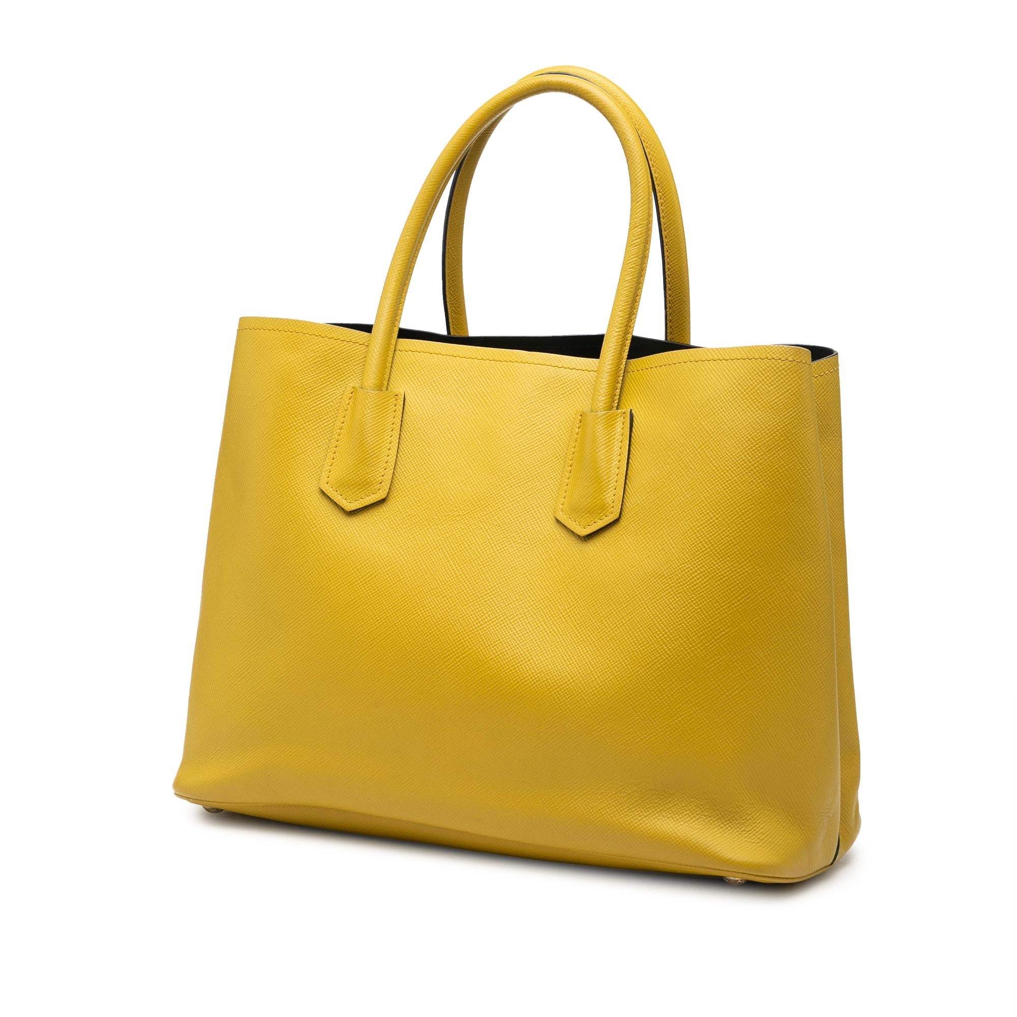 Prada Medium Saffiano Cuir Double Satchel