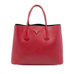 Prada Medium Saffiano Cuir Double Satchel
