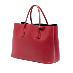 Prada Medium Saffiano Cuir Double Satchel