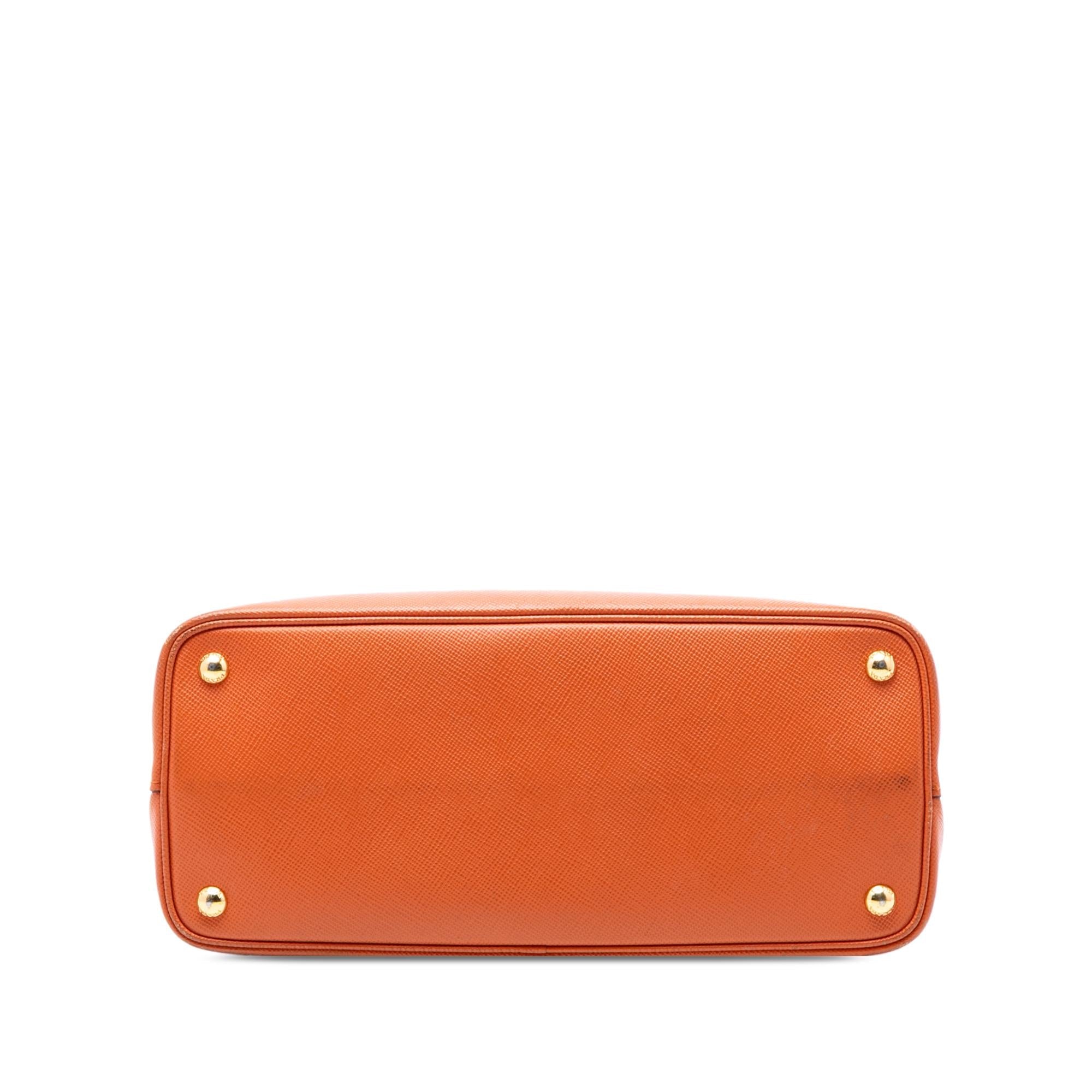 Prada Medium Saffiano Cuir Double Satchel