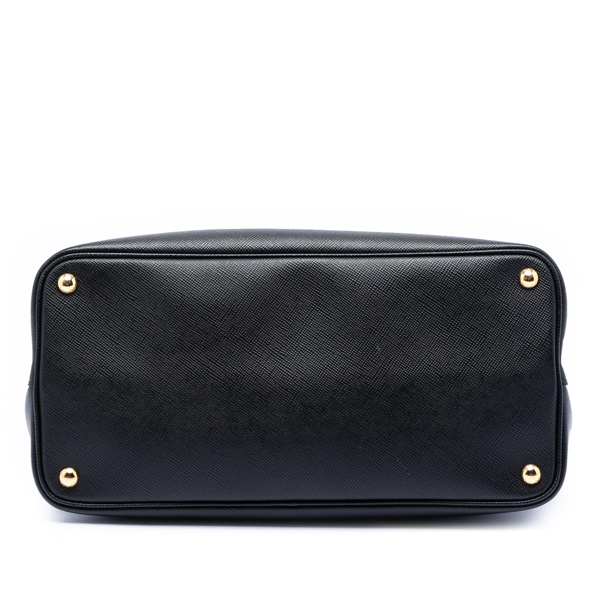 Prada Medium Saffiano Cuir Double Satchel