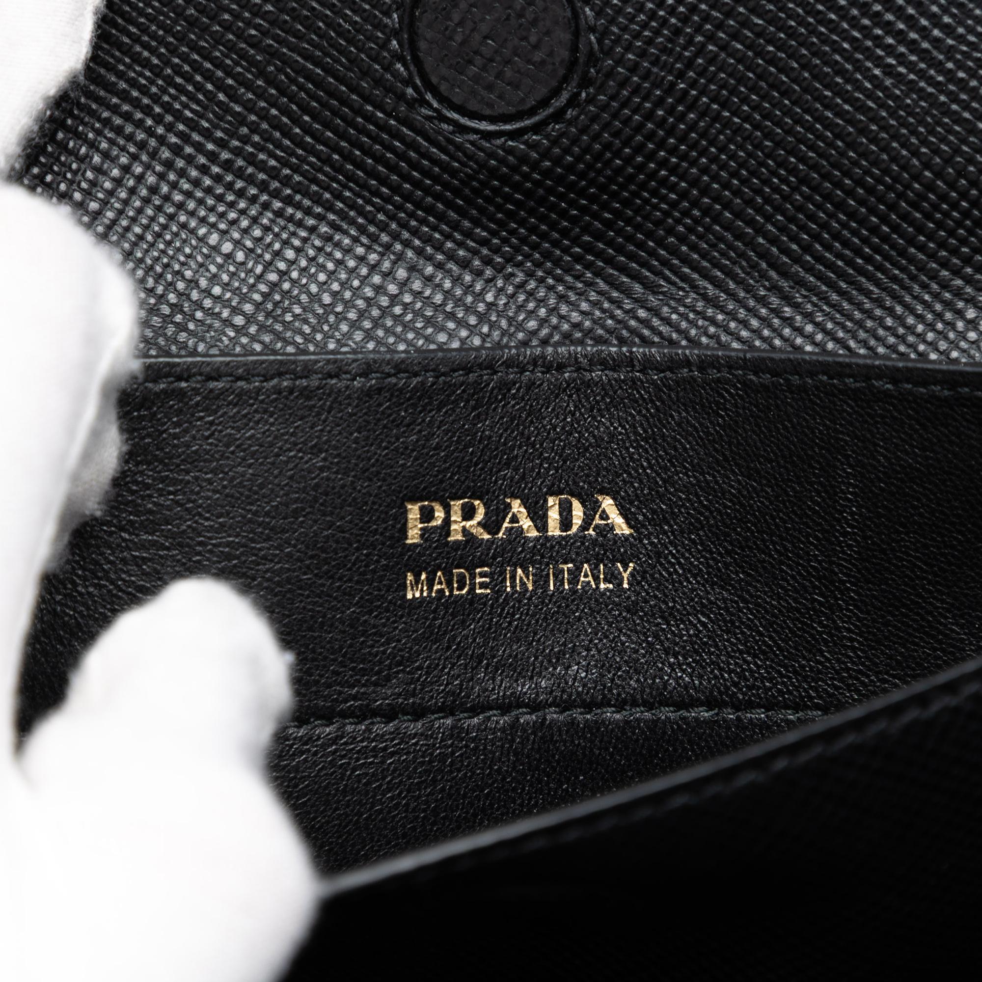 Prada Medium Saffiano Cuir Double Satchel