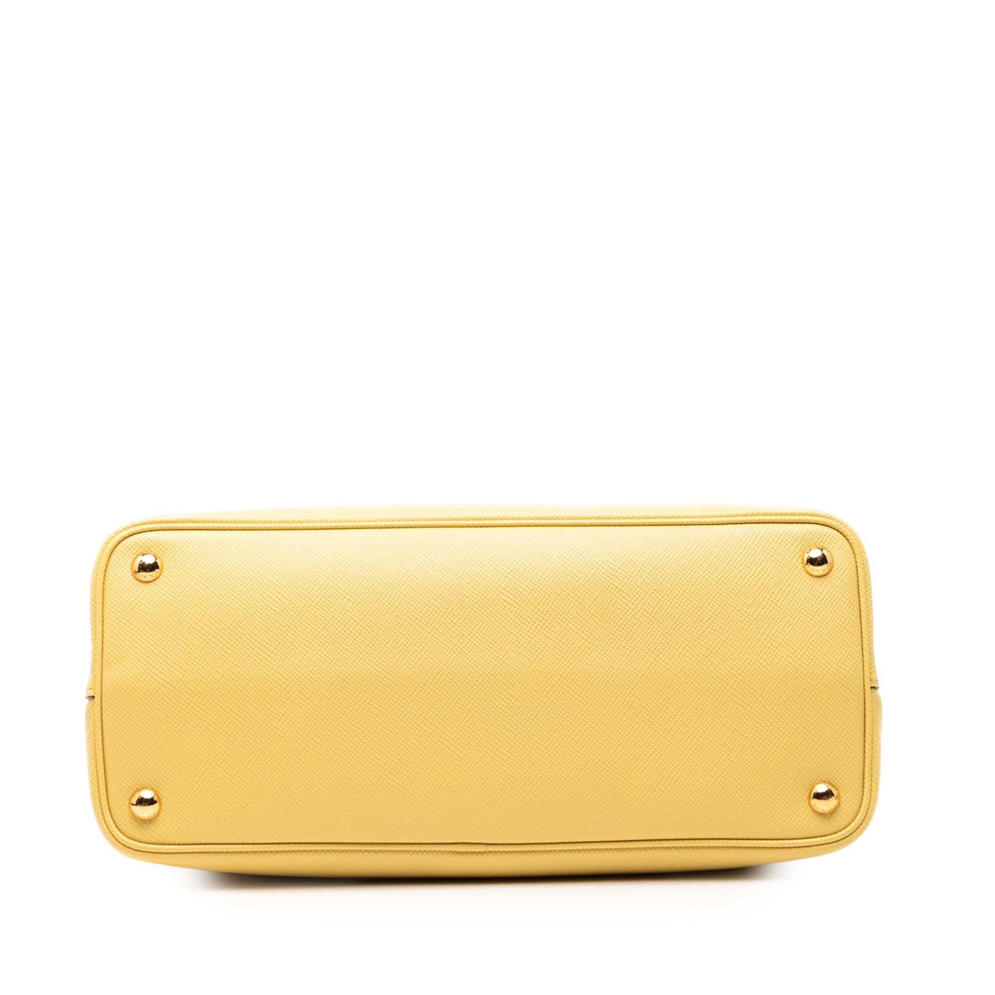 Prada Medium Saffiano Cuir Double Satchel
