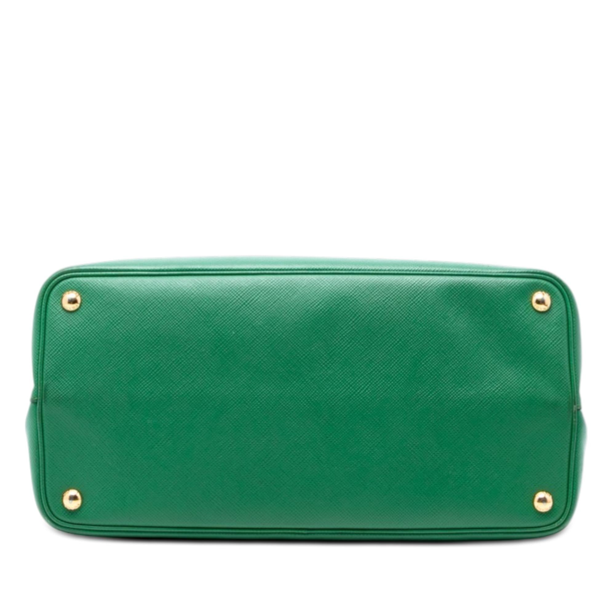 Prada Medium Saffiano Cuir Double Satchel