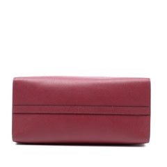 Prada Medium Saffiano Cuir Monochrome Top Handle Tote