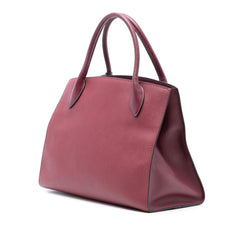 Prada Medium Saffiano Cuir Monochrome Top Handle Tote