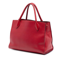 Prada Medium Saffiano Cuir Monochrome Top Handle Tote
