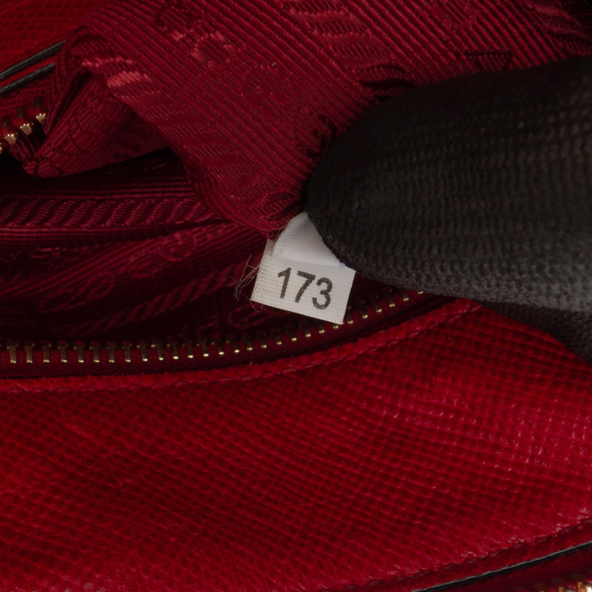 Prada Medium Saffiano Dome Satchel