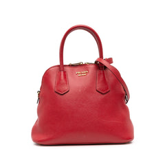 Prada Medium Saffiano Dome Satchel