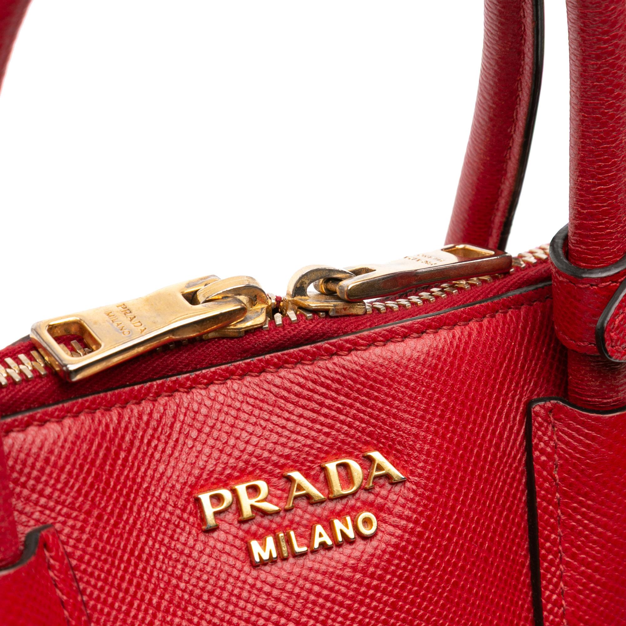 Prada Medium Saffiano Dome Satchel