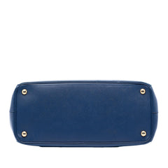Prada Medium Saffiano Lux Galleria Double Zip Satchel