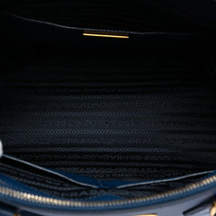 Prada Medium Saffiano Lux Galleria Double Zip Satchel