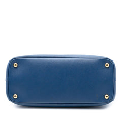 Prada Medium Saffiano Lux Galleria Double Zip Satchel