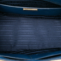 Prada Medium Saffiano Lux Galleria Double Zip Satchel
