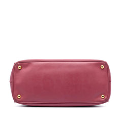 Prada Medium Saffiano Lux Galleria Double Zip Satchel