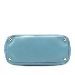 Prada Medium Saffiano Lux Galleria Double Zip Satchel