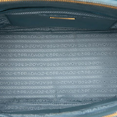 Prada Medium Saffiano Lux Galleria Double Zip Satchel