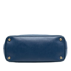 Prada Medium Saffiano Lux Galleria Double Zip Satchel