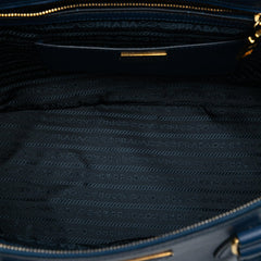Prada Medium Saffiano Lux Galleria Double Zip Satchel