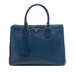 Prada Medium Saffiano Lux Galleria Double Zip Satchel