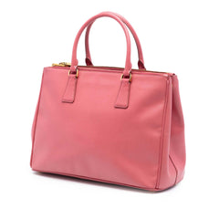 Prada Medium Saffiano Lux Galleria Double Zip Satchel