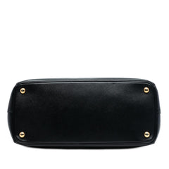 Prada Medium Saffiano Lux Galleria Double Zip Satchel