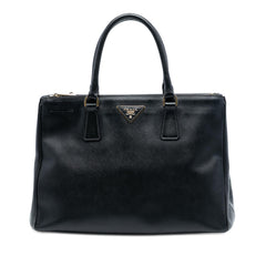 Prada Medium Saffiano Lux Galleria Double Zip Satchel