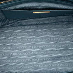 Prada Medium Saffiano Lux Galleria Double Zip Satchel