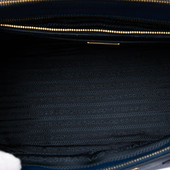 Prada Medium Saffiano Lux Galleria Double Zip Satchel