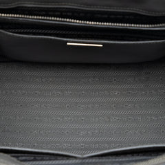 Prada Medium Saffiano Lux Galleria Double Zip Satchel