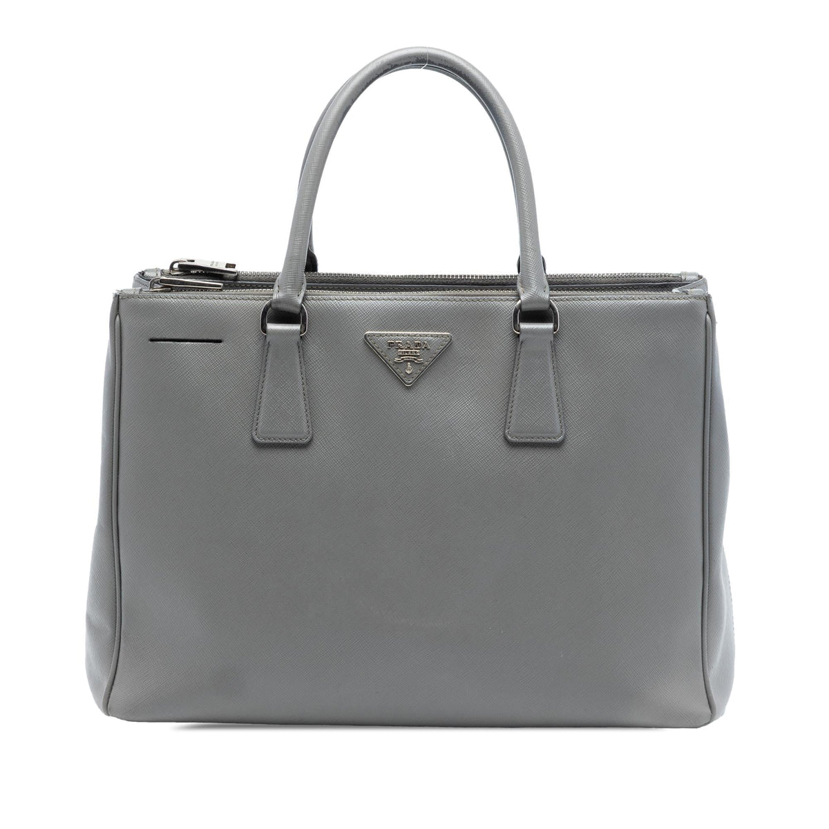 Prada Medium Saffiano Lux Galleria Double Zip Satchel
