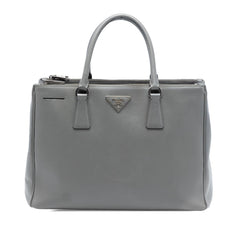 Prada Medium Saffiano Lux Galleria Double Zip Satchel