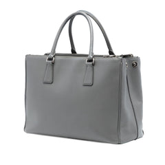Prada Medium Saffiano Lux Galleria Double Zip Satchel