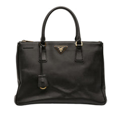 Prada Medium Saffiano Lux Galleria Double Zip Satchel