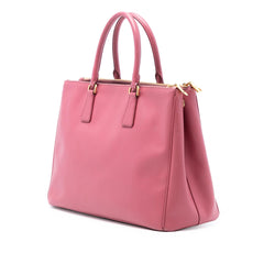 Prada Medium Saffiano Lux Galleria Double Zip Tote