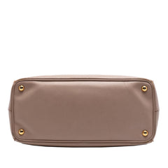 Prada Medium Saffiano Lux Galleria Double Zip Tote